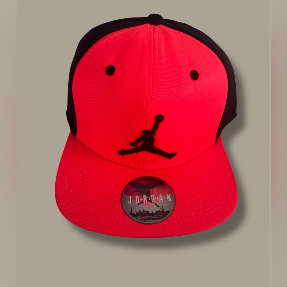 Jordan Red and Black Snapback Hat